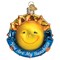 Old World Christmas 3.5 Inch You Are My Sunshine Tree Ornament , Sweet Lullaby Genuine Love